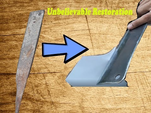 Rusty Handmade BUTCHER's SLICER - Unbelievable Restoration