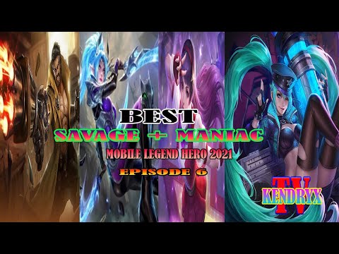MOBILE LEGEND TOP SAVAGE AND MANIAC MOMENT EPISODE 6