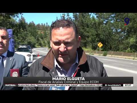 Más de 10 disparos tenía cuerpo hallado en bypass de la Ruta 150 en Penco