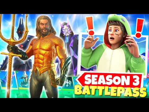 NEUER SEASON 3 BATTLE PASS in FORTNITE! (100% KOMPLETT)