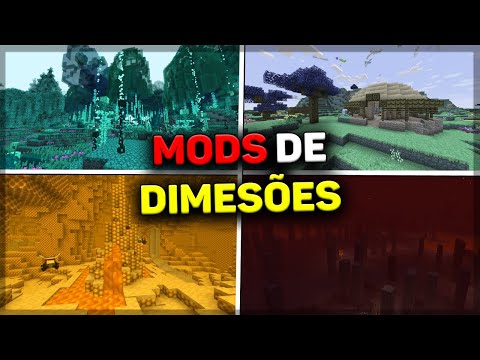 TOP 10 MODS OF UNKNOWN DIMENSIONS FOR MINECRAFT!  - DIMENSION MODS
