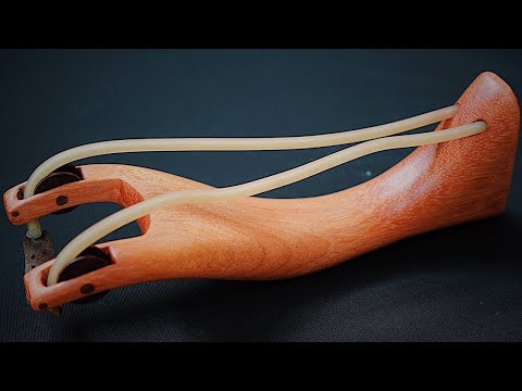 100% Handcrafted - Unique "Double Snake" Roller Slingshot