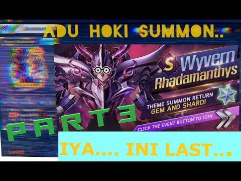 ADU HOKI Themed Summon RHADAMANTHYS (PART 3) - Saint Seiya Awakening