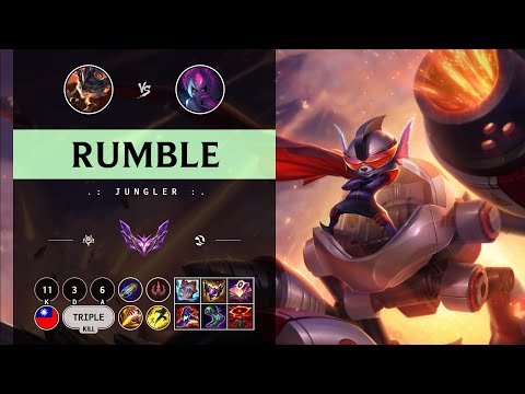 Rumble Jungle vs Evelynn - TW Master Patch 14.10