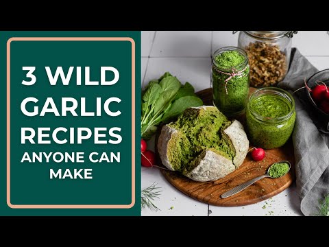 3 Wild Garlic Recipes | Soda Bread, Pesto and Salt