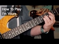 'I'm Yours' Prince Guitar Lesson