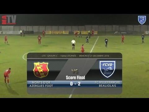 Foot - MDA Chasselay - FCVB - 21/12/2016