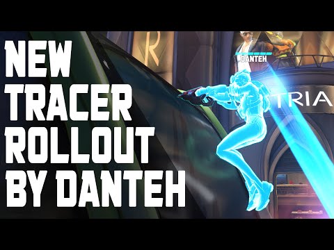 DANTEH SHOWING NEW TRACER ROLLOUT ON NUMBANI! [ OVERWATCH SEASON 26 TOP 500 ]
