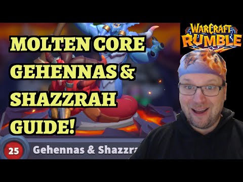 Gehennas & Shazzrah Boss Guide - Molten Core Raid - Warcraft Rumble