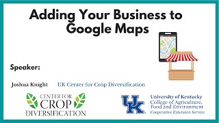 Adding Your Business to Google Maps: Webinar