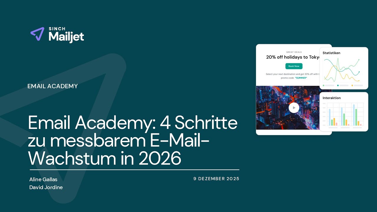 Email Academy: 4 Schritte zu messbarem E-Mail-Wachstum in 2026