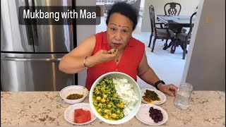 Eat with Maa| Nepali Mukbang