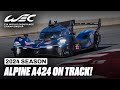Alpine A424 Hypercar Hits the Track With its 2024 livery I FIA WEC