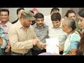 Inside Video Of Salman Khan Handing Over Keys At Slum Rehabilitation Bandra Office To The Needy