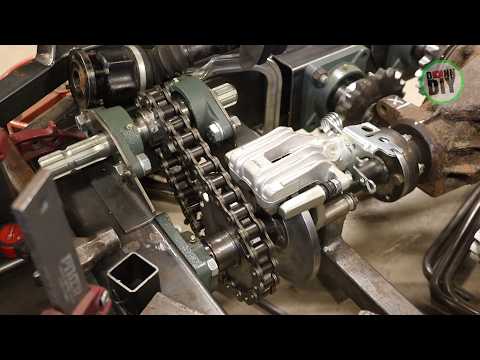 6x6 Forwarder Ep.16 - Brake Rotor & Caliper, Jack Shaft, Drive Shaft