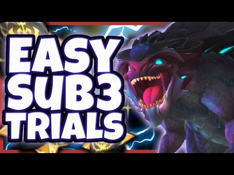Dauntless Pangar trials - EASIEST sub 3 build and guide