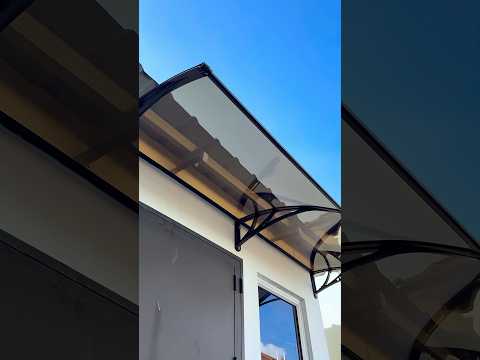 Installing a PC Solid Awning: Easy Assembly and Clear Protection. #awning