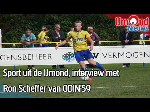 Sport uit de IJmond, interview met Ron Scheffer van ODIN'59