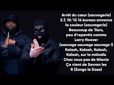 Kalash Criminel & Kaaris - Arrêt du Cœur (Paroles/Lyrics)