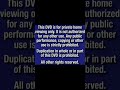 Disney FBI Warning Screens