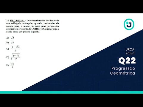 MATEMÁTICA URCA 2018.1 RESOLVIDA - QUESTÃO 22 (PROGRESSÃO GEOMÉTRICA)