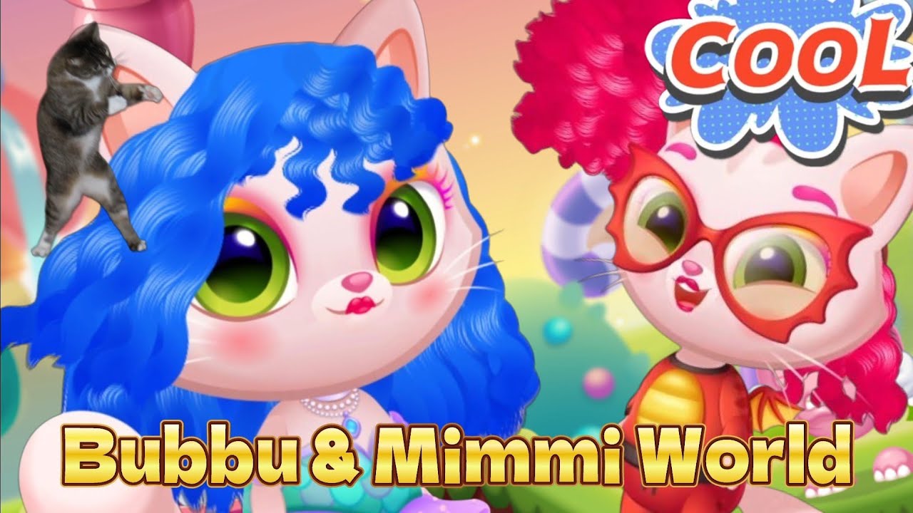 Bubbu & Mimmi World / ✌️😺Get the best score in three mini-games💘