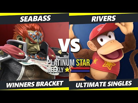 PSW S15:W10 - Rivers (Diddy Kong) Vs. SeaBass (Ganon) SSBU Ultimate Tournament