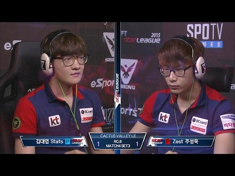 [SBENU SSL 2015] Stats vs Zest RO.8 Match4 set3 -EsportsTV, Starcraft 2