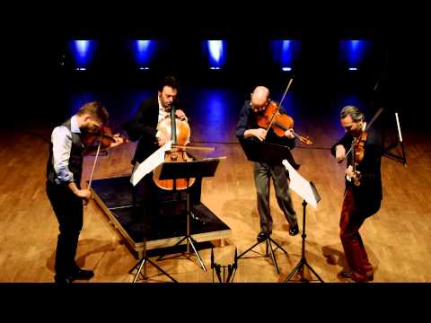 Brooklyn Rider plays String Quartet No. 1 by Tobias Broström (mvt. II)