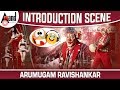 Arumugam Ravishankar Introduction Scene | Sharan | Ashika | Sadhu | Chikkanna | Raambo 2 Scene