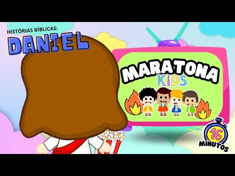 16 min de Desenho Bíblico - MARATONA DANIEL- LIÇÕES DA BÍBLIA KIDS