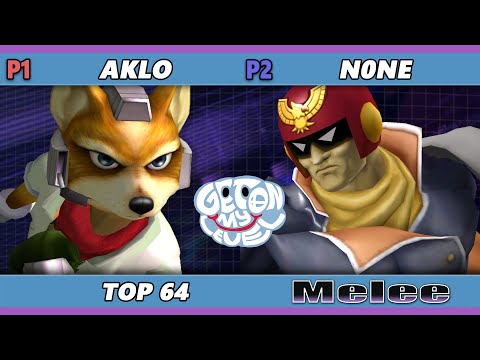 GOML 2023 - Aklo (Fox) Vs. n0ne (Captain Falcon) Smash Melee - SSBM