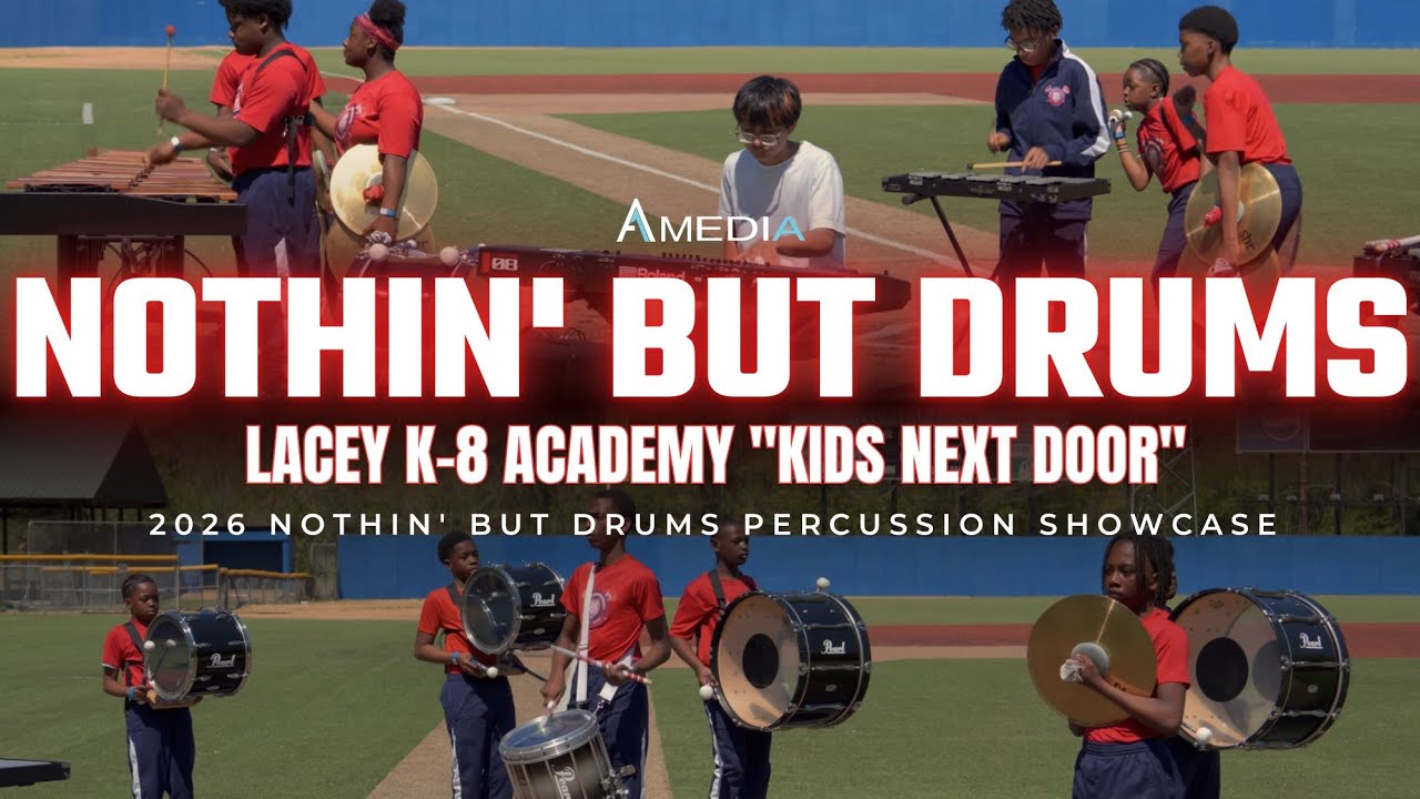Lacey K-8 Academy "Kids Next Door" Drumline | 2026 Nothin' But Drums Showcase | 4K 🔥🎥🎬‼️