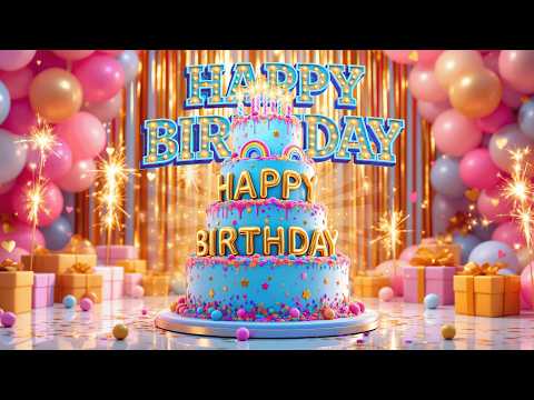 Happy Birthday Song with Beautiful Cake 🎂