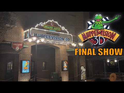 FINAL SHOW! Muppet*Vision 3D – 2025 4K 60FPS POV | Hollywood Studios