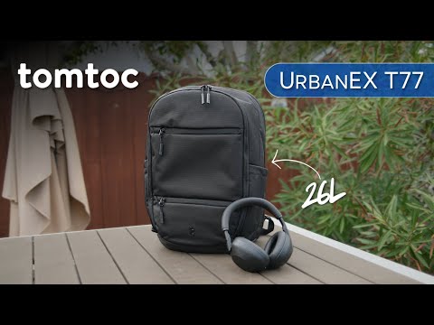 A hybrid work / travel / EDC backpack from tomtoc - UrbanEX T77 review