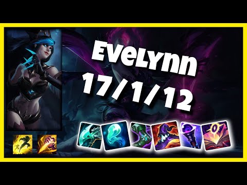 Evelynn vs Hecarim EU Challenger JUNGLE (17/1/12) - v11.5