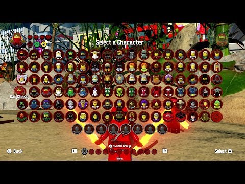 The LEGO Ninjago Movie Videogame - A Look at All Characters