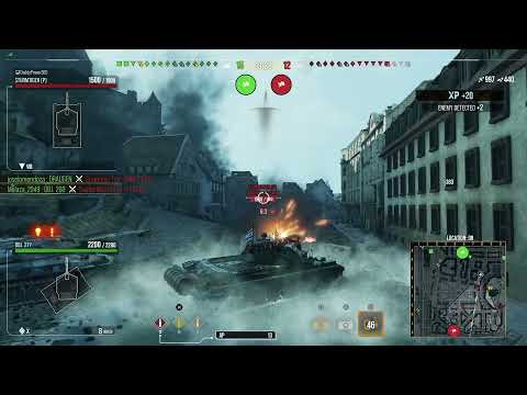 World of Tanks Console PS5 -- Obj. 277 holds banana road on Himmelsdorf map