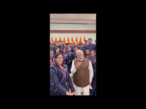 प्रधानमंत्री श्री नरेन्द्र मोदी ने भारत के राष्ट्रमंडल खेलों के चैंपियनों के साथ बातचीत की।