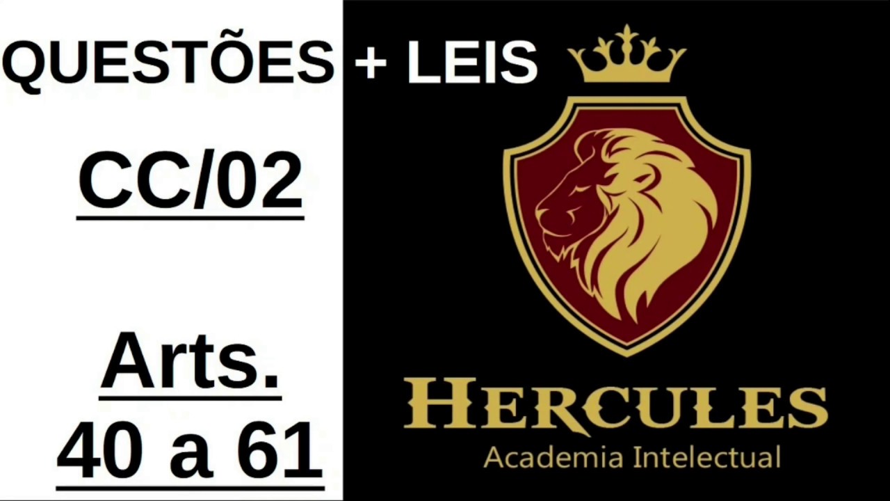 Aula Gratuita OAB Código Civil art  40 a 61 (QUESTÕES COMENTADAS + LEI SECA)