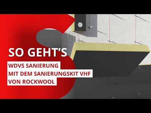 WDVS Sanierung mit dem Sanierungskit VHF | ROCKWOOL