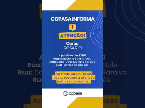 Copasa Informa _ Rio pomba - MG