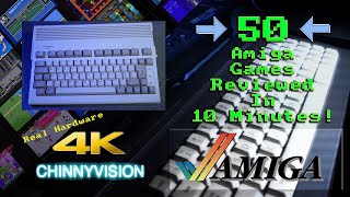 ChinnyVision - Ep 341 - 50 Amiga Games Reviewed In 10 Minutes