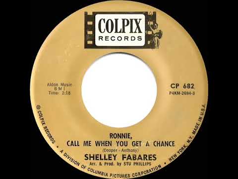 1963 Shelley Fabares - Ronnie, Call Me When You Get A Chance