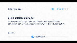Gelbaba Otelz.com - Otelz Ortalama Bir Site