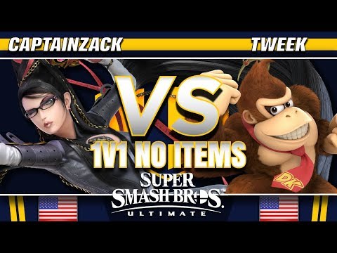 CaptainZack (Bayonetta) vs. Tweek (DK) - SSBU Demo - TBH8