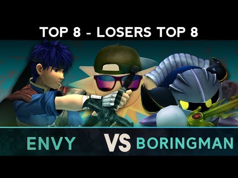 EBB PM Top 8 - Losers Top 8 ft. Envy (Ike) VS Boringman (Meta Knight, Sonic)