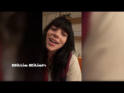 Billie Eilish congratulates Aurora on winning the 2022 P3 Gold Award