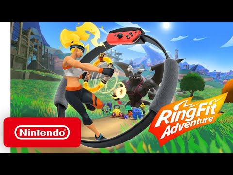 Nintendo switch ring fit adventure, controllers: wireless